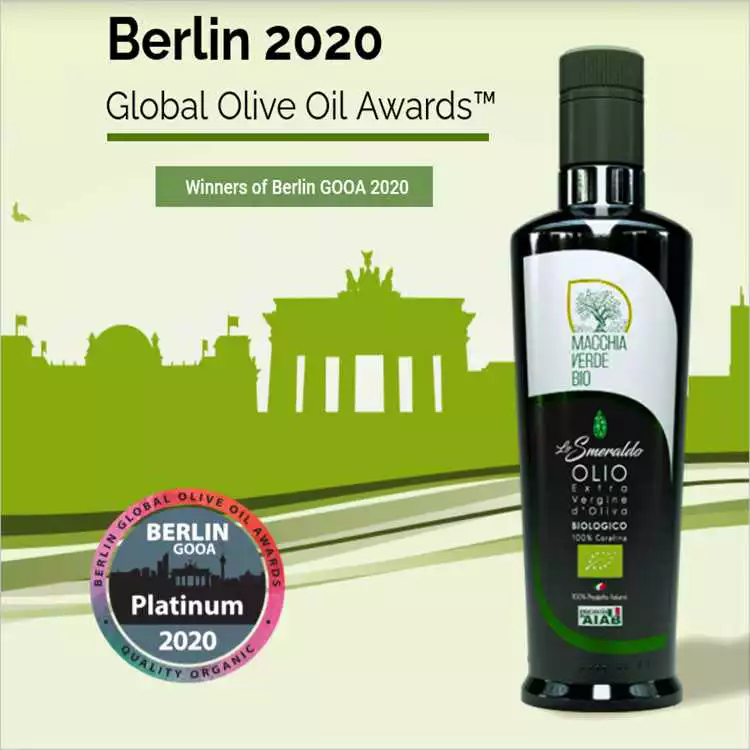 olive oil Platinum Award in Berlin 2020